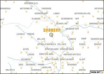 map of Gräbern