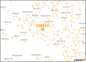 map of Grabeži