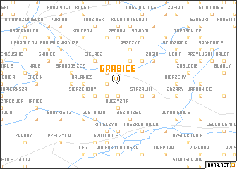 map of Grabice