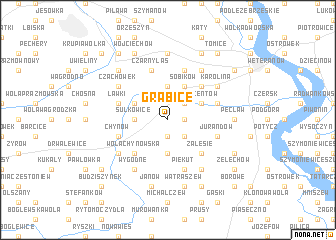 map of Grabice