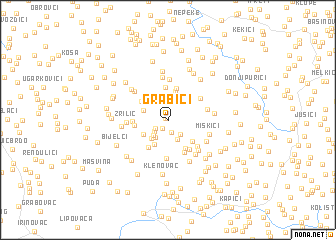 map of Grabići