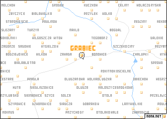 map of Grabiec