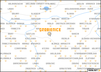 map of Grabienice