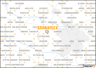 map of Grabienice