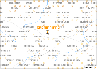 map of Grabieniec A