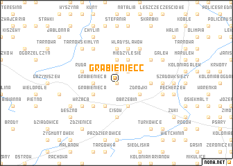 map of Grabieniec C