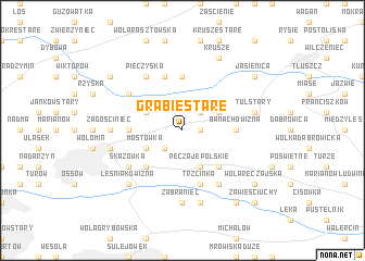 map of Grabie Stare