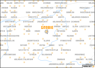 map of Grabie