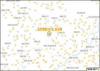 map of Grabik Ilova
