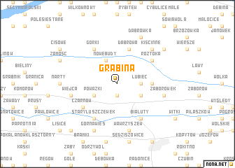 map of Grabina