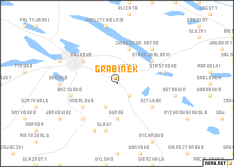 map of Grabinek