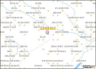 map of Grabnik