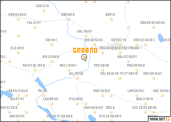 map of Grabno