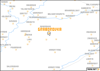 map of Graborovka