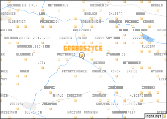 map of Graboszyce