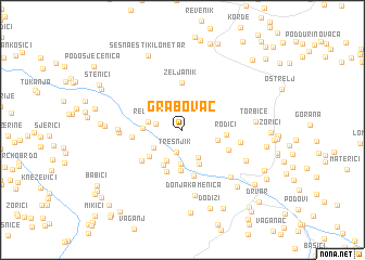 map of Grabovac