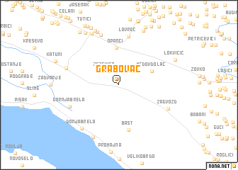 map of Grabovac