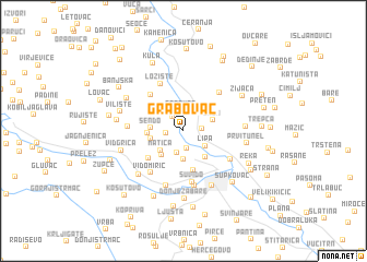 map of Grabovac