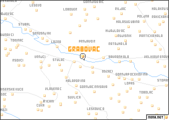 map of Grabovac