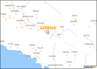 map of Grabovë