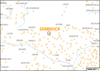 map of Grabovica