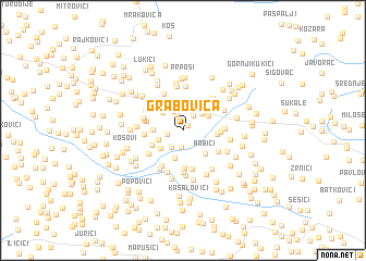 map of Grabovica