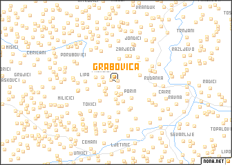 map of Grabovica