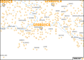 map of Grabovica