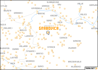 map of Grabovica