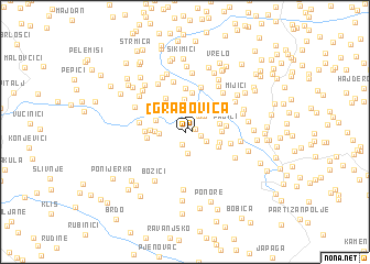 map of Grabovica