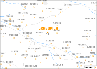 map of Grabovica