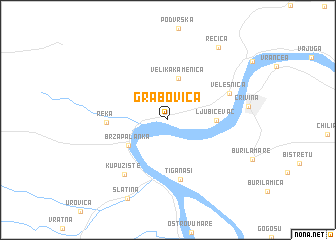 map of Grabovica