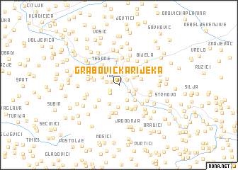 map of Grabovička Rijeka