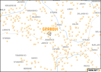 map of Grabovi
