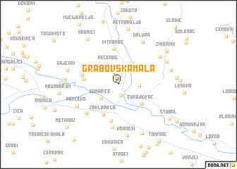 map of Grabovska Mala