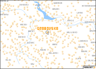 map of Grabovska