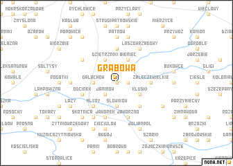 map of Grabowa