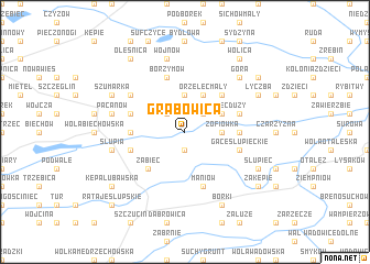 map of Grabowica