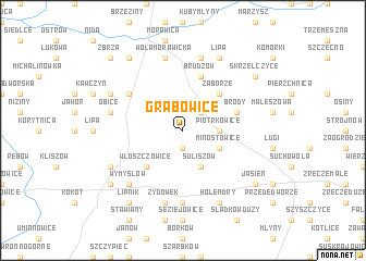 map of Grabowice