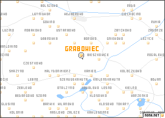 map of Grabowiec