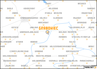 map of Grabowiec