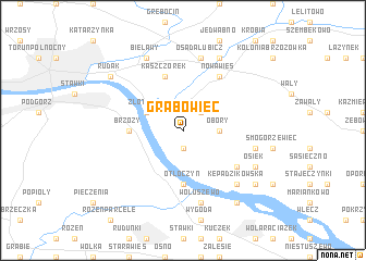 map of Grabowiec