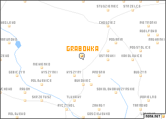 map of Grabówka