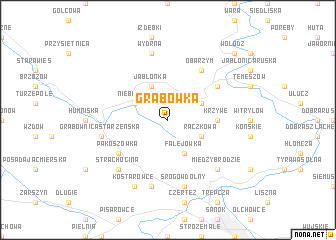 map of Grabówka