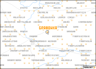 map of Grabówka