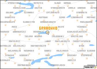 map of Grabówko