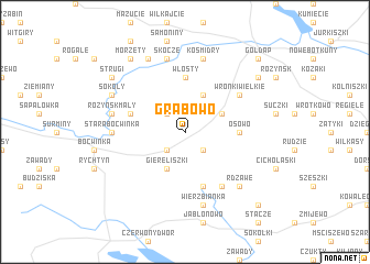 map of Grabowo