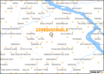 map of Grabowska Wola