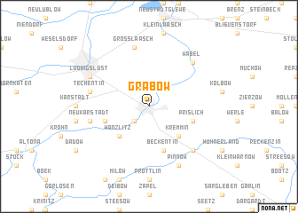 map of Grabow