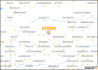 map of Grabow